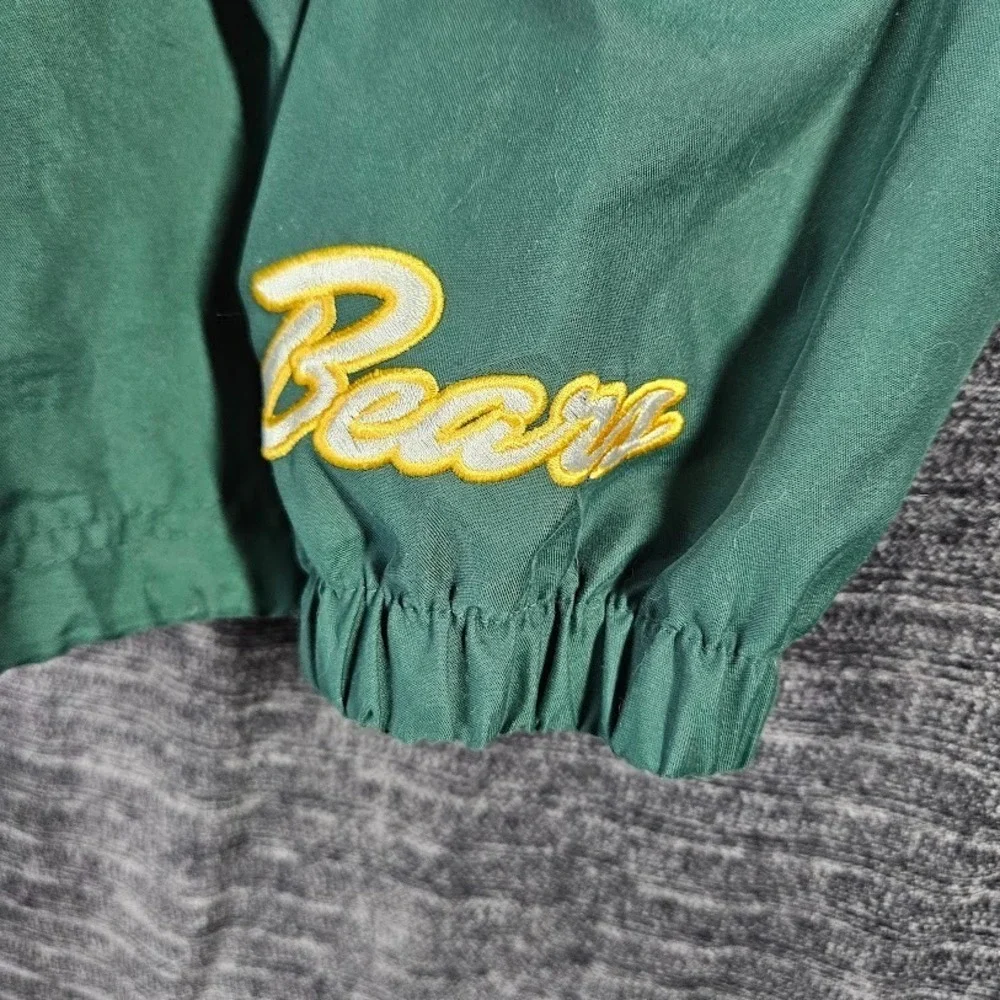Baylor Bears Pullover Windbreaker Jacket Size XL KA Knights Apparel 1/4 Zip